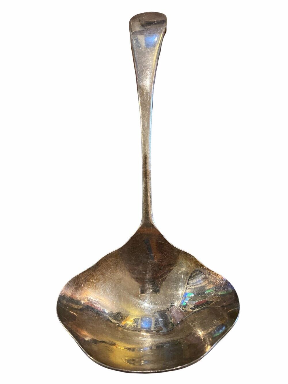 Vintage Viners of Sheffield 8" Ladle Silverplate 119 Plain Tipped on Back